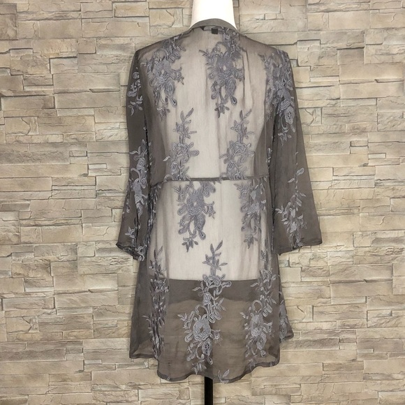 Charlie B sheer embroidered tunic - Picture 4 of 5